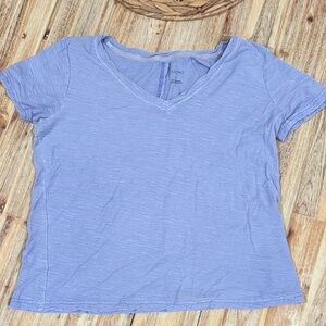 Pilcro Light Lavender V-Neck Short Sleeve Tee size small nwot